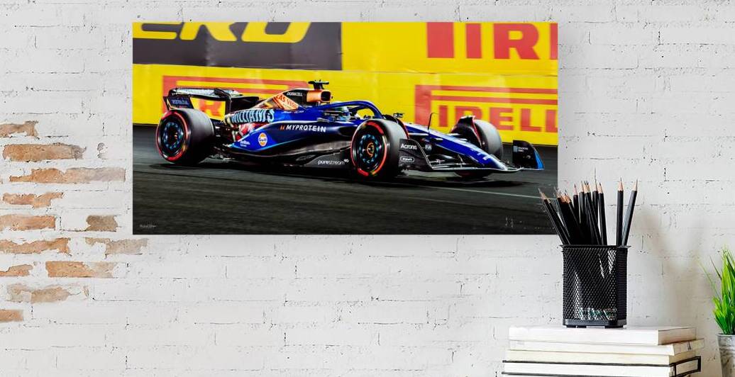 Williams Racing F1 — Las Vegas Grand Prix 2023 | Fine Art Print by Michael Klinger Photographer Adventure Photos