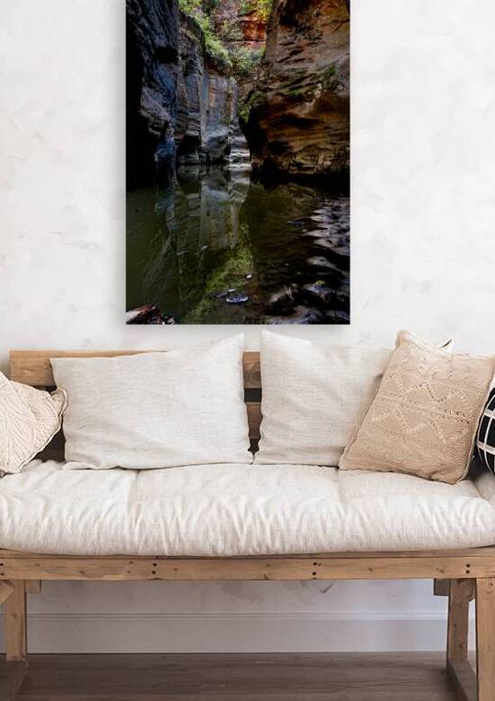 Submerged Passage to Renewed Life — The Subway Zion National Park Utah | Fine Art Print by Michael Klinger Photographer Adventure Photos