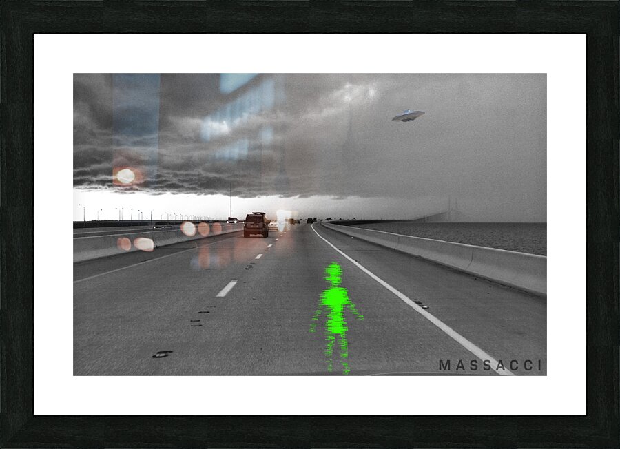 Highway Man. Picture Frame print