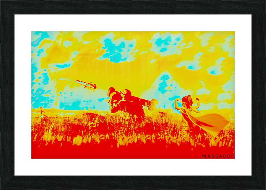 Suns out Guns Picture Frame print