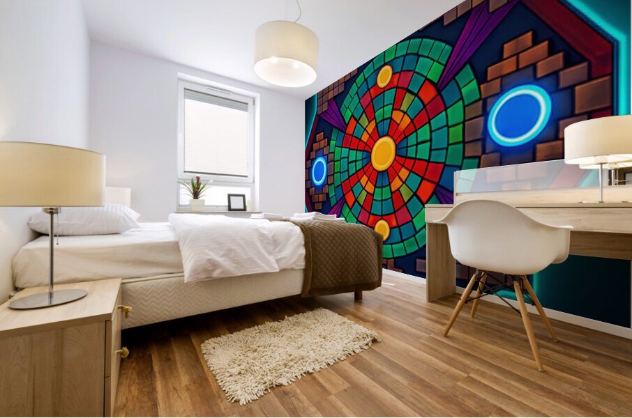 Aurora del Mar Mural print