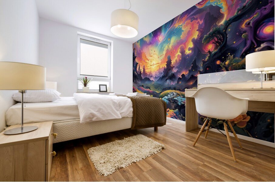 Starlight Garden Mural print