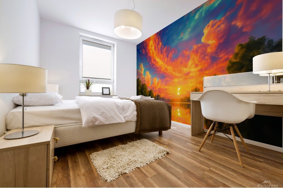 Sunset Reverie Mural print