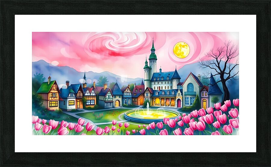 Enchanted Tulip Kingdom 5 Picture Frame print