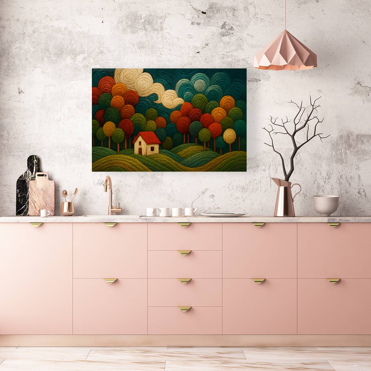 dreamy forest Reproduction
