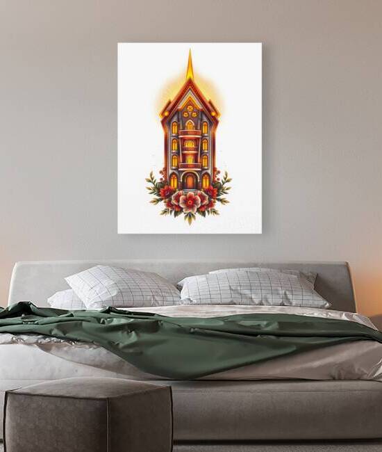 The Golden Blossom Manor 1 by Majdy Shaaban