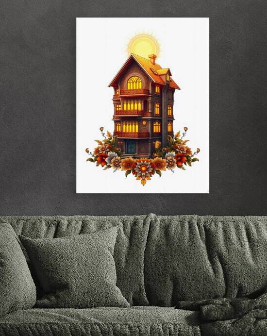 The Golden Blossom Manor 17 by Majdy Shaaban