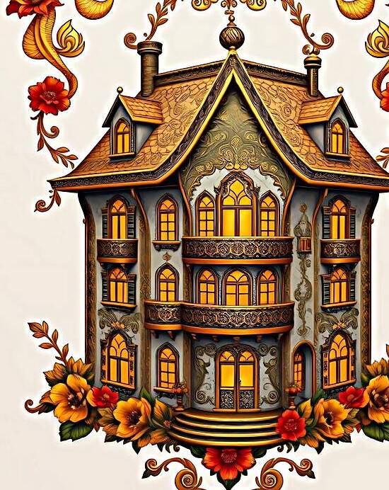 The Golden Blossom Manor 40 by Majdy Shaaban