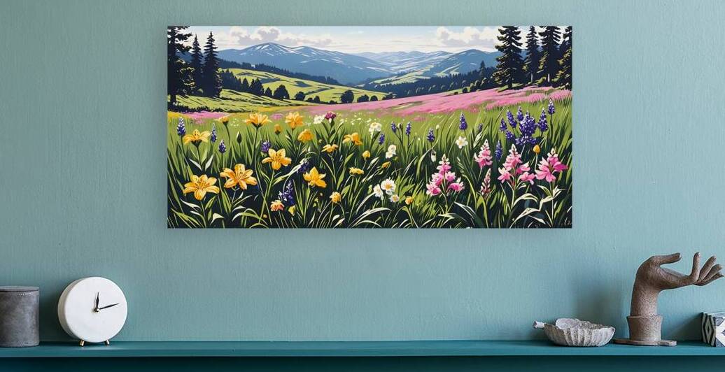 Canvas of Blossoms by Majdy Shaaban