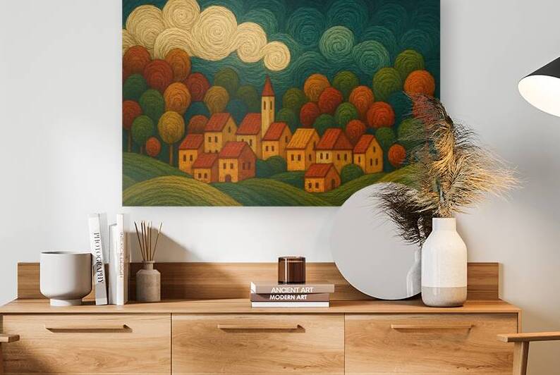whimsical town by Majdy Shaaban