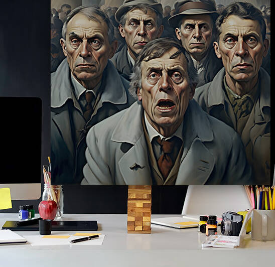 The Gasping Audience by Konrad Bierwagen