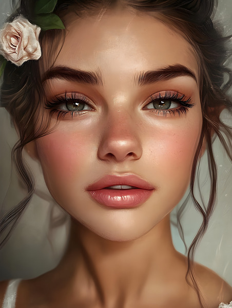 Ethereal Grace: Romantic Glow Digital Download