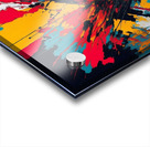 Explosive Colorful Abstract Expressionism Acrylic print