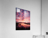 Tranquil Marsh Sunset Reflection Acrylic Print
