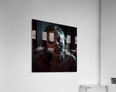 Vampire Elegance: Gothic Dark Portrait Acrylic Print