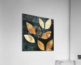 Golden Leaf Elegance Acrylic Print