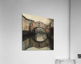 Rustic Arched Bridge with Serene Reflection Acrylic Print