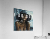 Rainy Day Elegance Portrait Acrylic Print