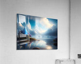 Tranquil Mountain Reflection Acrylic Print