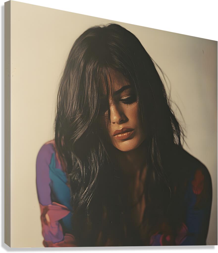 Melancholic Elegance Canvas Print