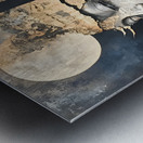 Moonlit Abstract Elegance Metal print