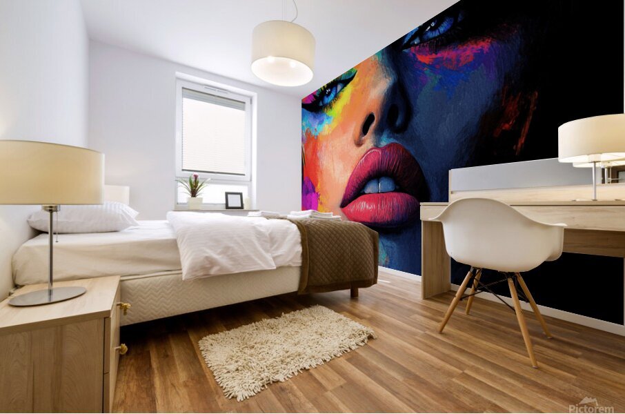 Chromatic Serenity Mural print