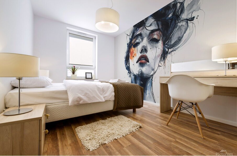 Silent Intensity Mural print