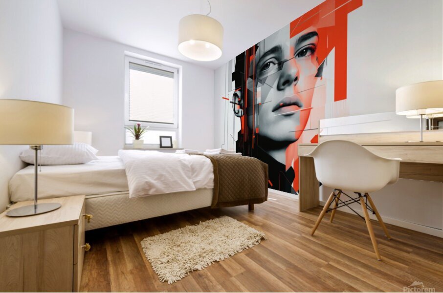 Fragmented Reality Mural print