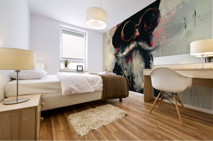 Eccentric Abstract Gentleman Mural print