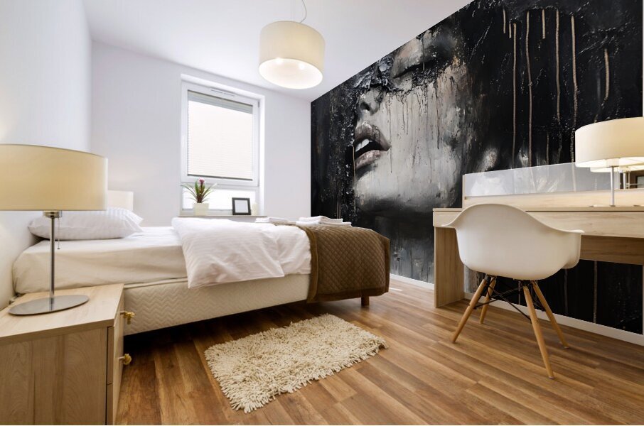 Textured Shadows Mural print