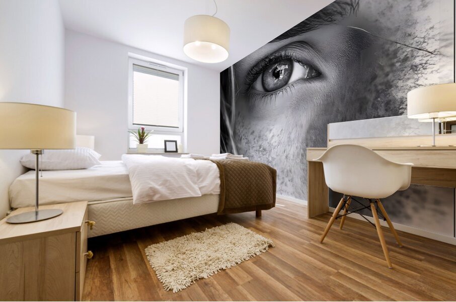 Monochrome Focus Mural print