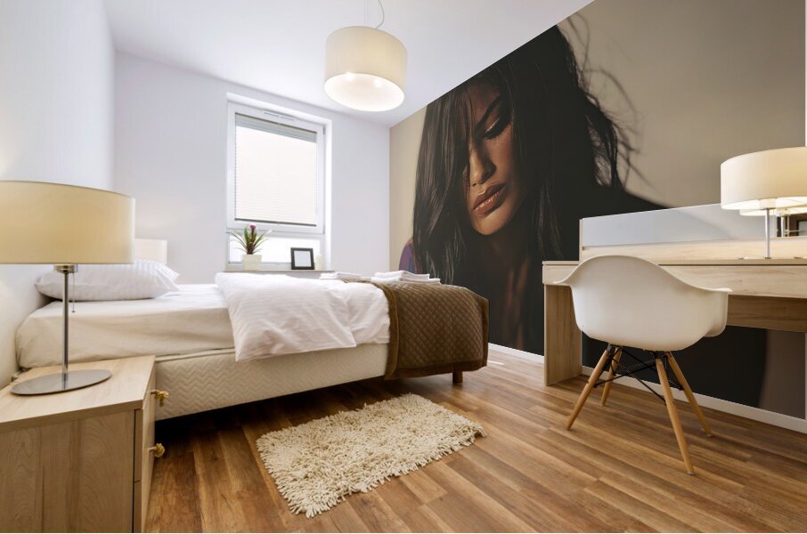 Melancholic Elegance Mural print
