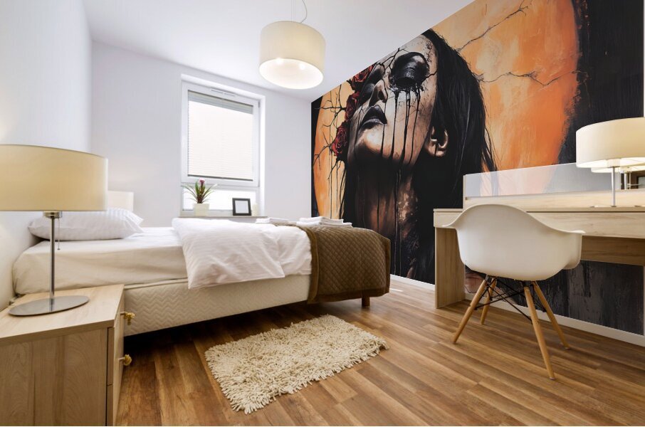 Gothic Moon: Dark Elegance Mural print