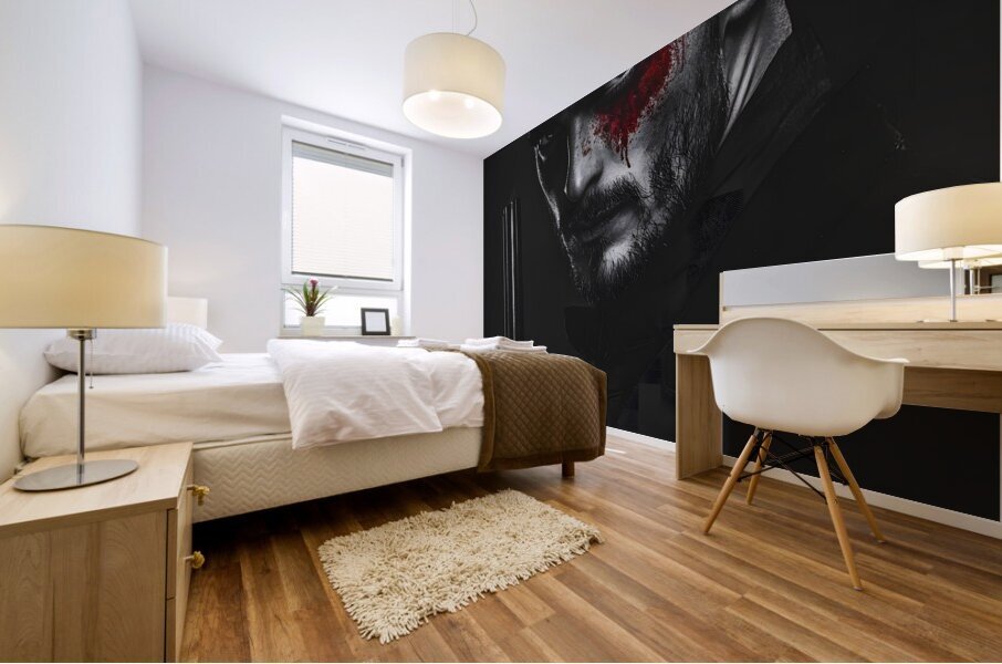 Dark Elegance: Shadow Assassin Mural print