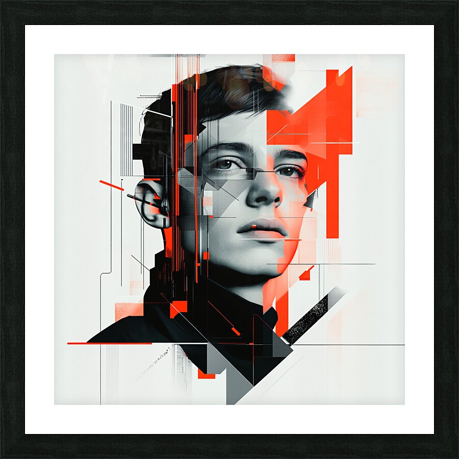 Fragmented Reality Picture Frame print