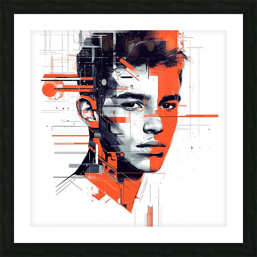 Techno-Visionary Picture Frame print