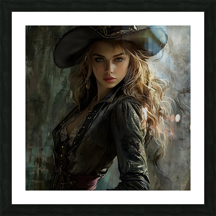 Mystical Pirate Elegance Picture Frame print