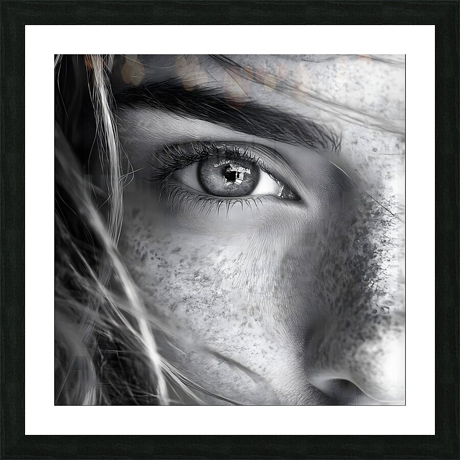 Monochrome Focus Picture Frame print