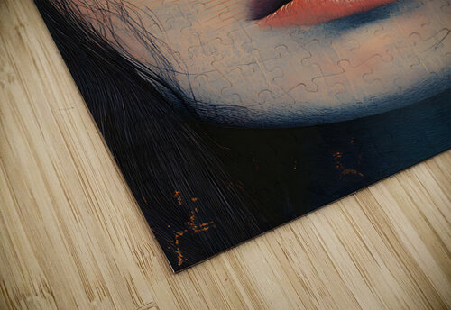 Abstract Gradient Portrait Art Fab Haven puzzle