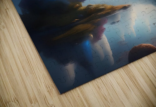 Tranquil Mountain Reflection Fab Haven puzzle