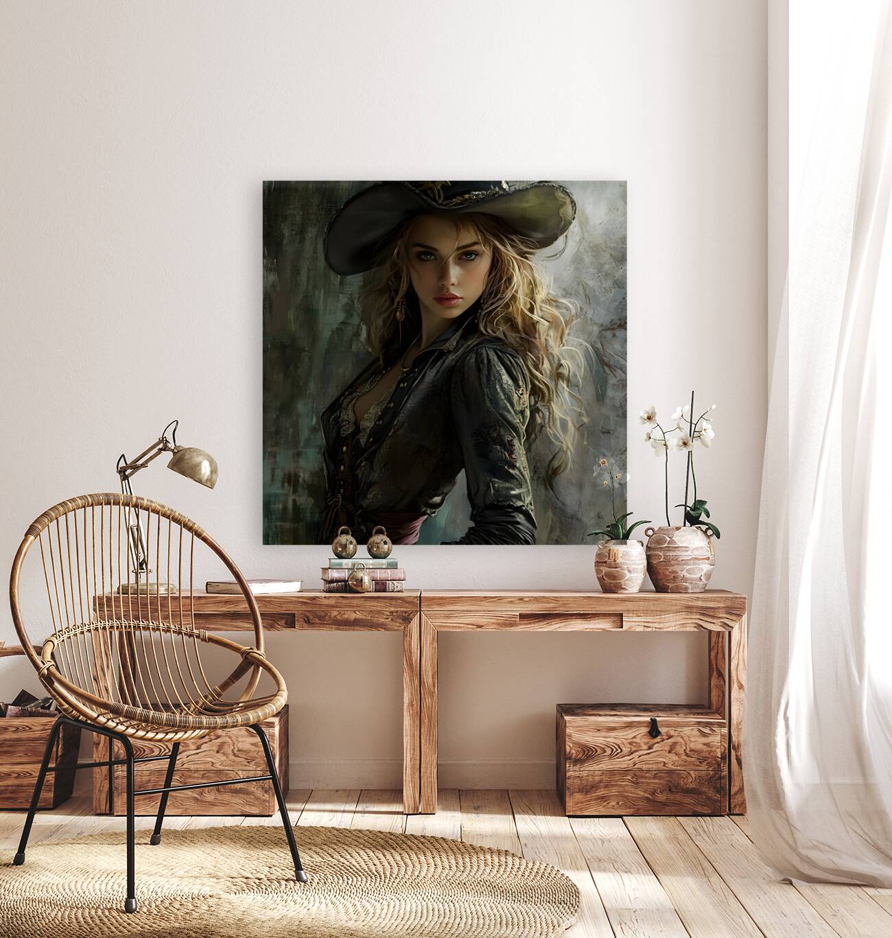 Mystical Pirate Elegance Reproduction