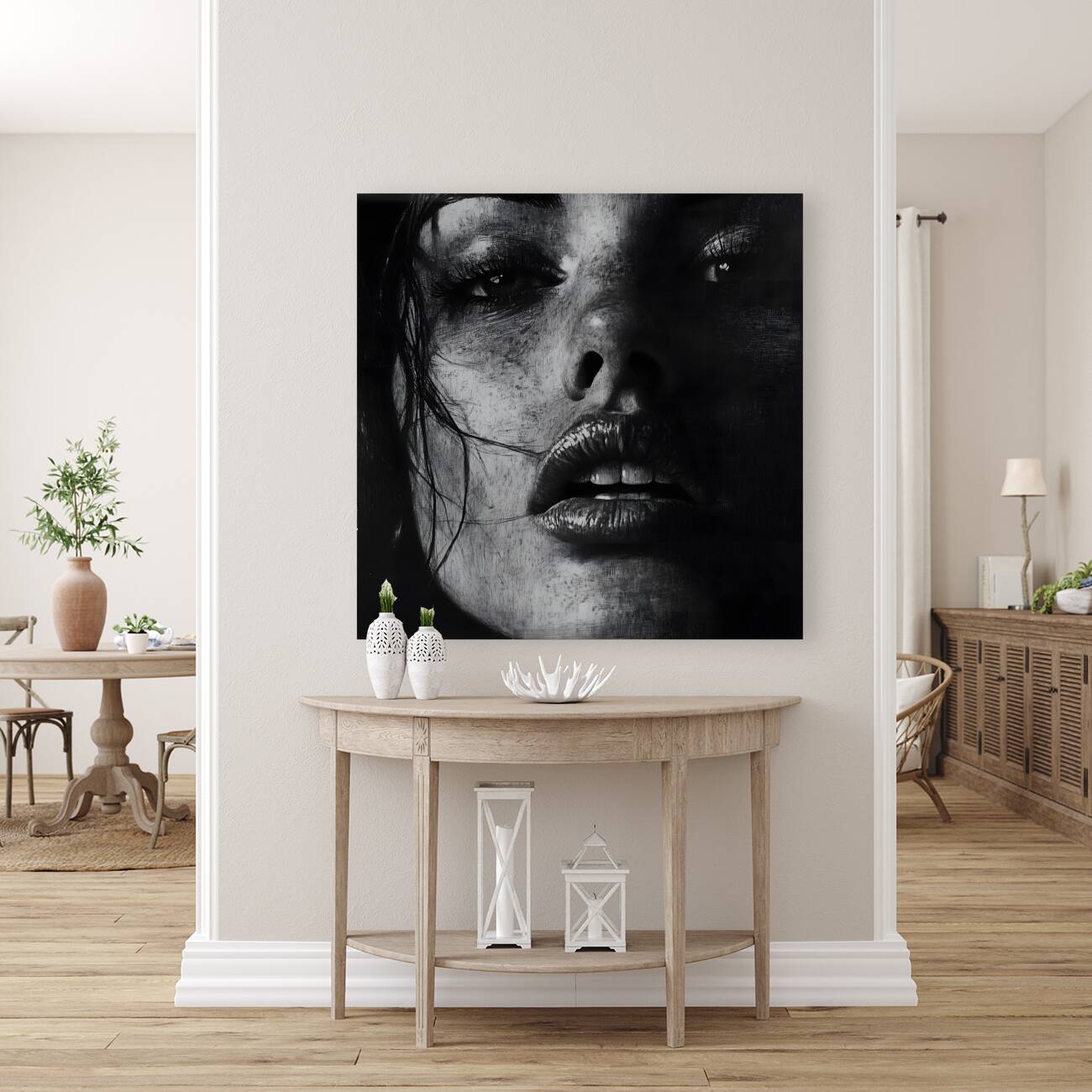 Dramatic Monochrome Beauty Reproduction