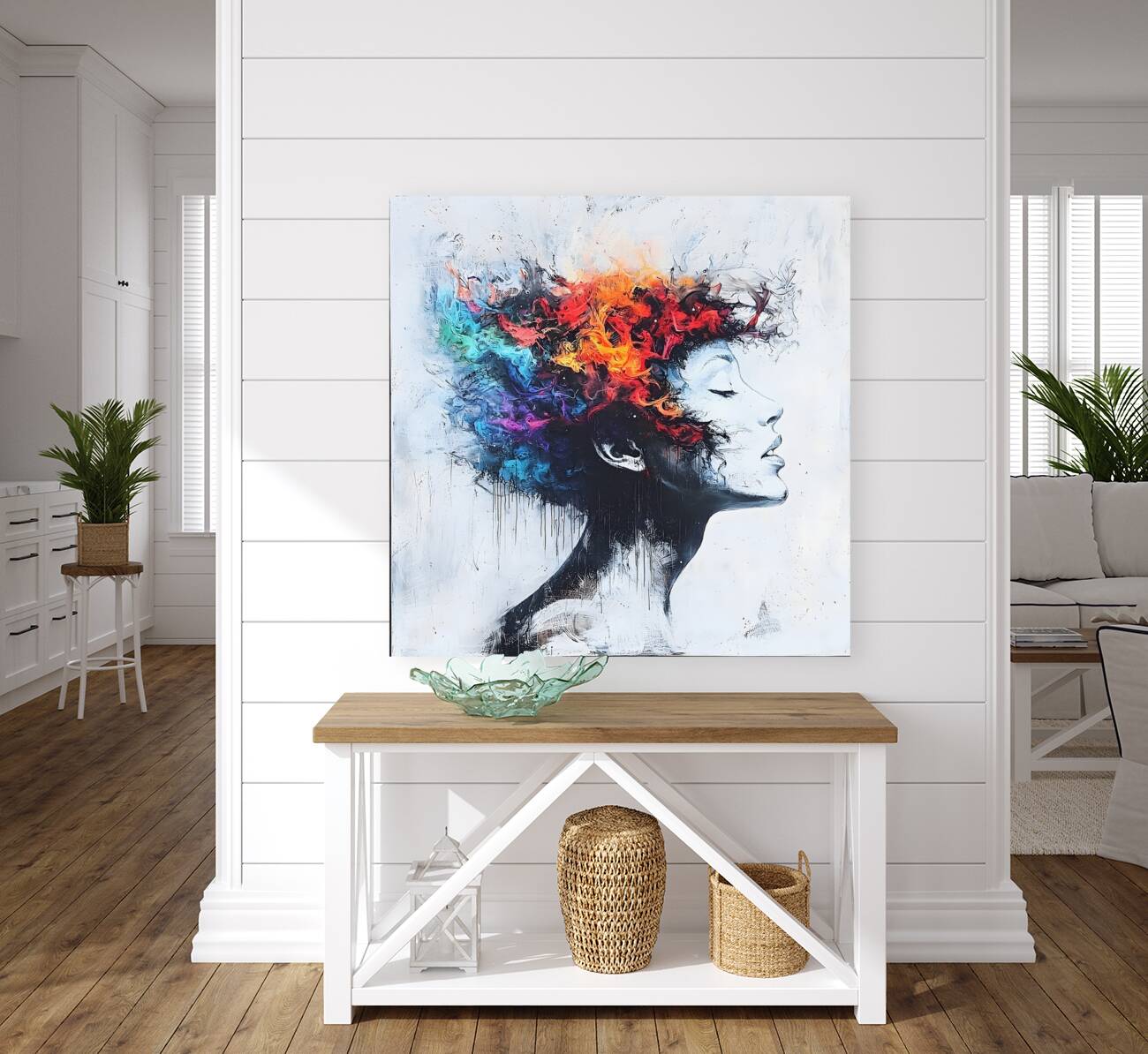 Abstract Color Flow Reproduction