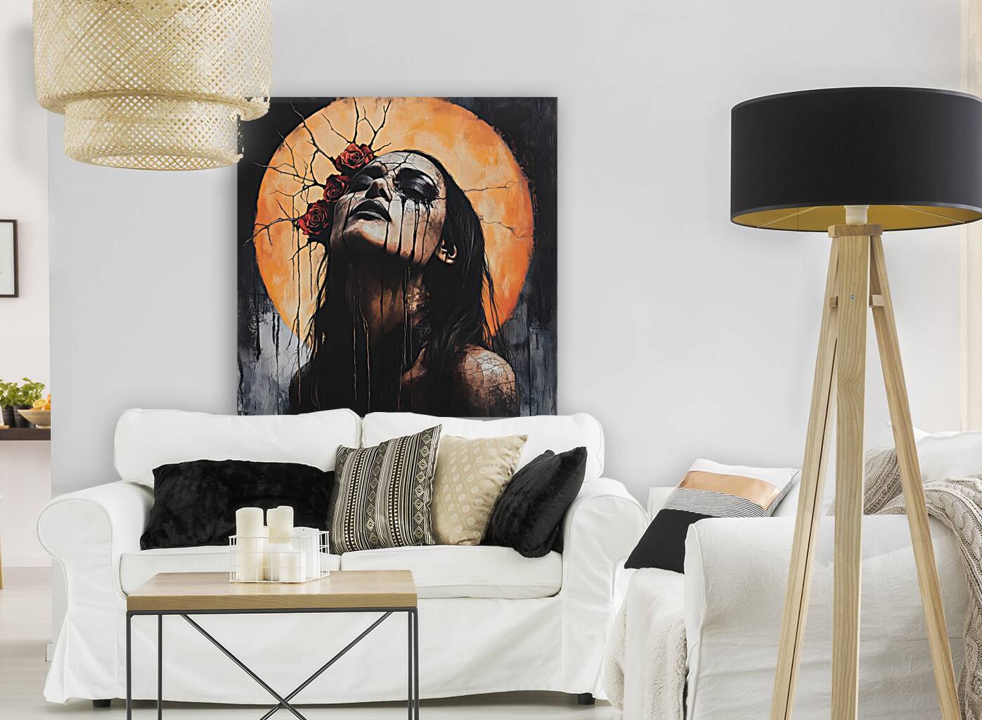 Gothic Moon: Dark Elegance Reproduction