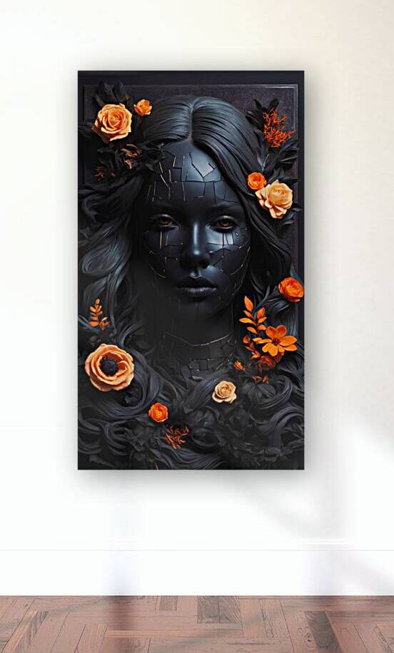 Cracked Beauty - Floral Accents by Fab Haven