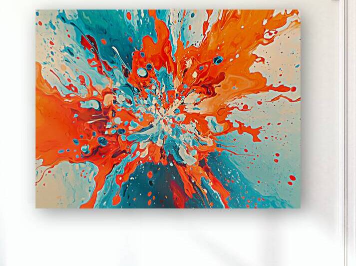 Bold Splash of Vibrant Colors Abstract by Fab Haven