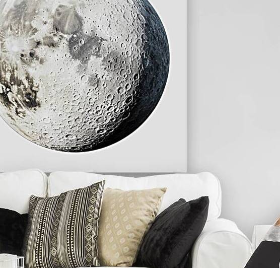 Realistic Moon with Stunning Detail by Fab Haven