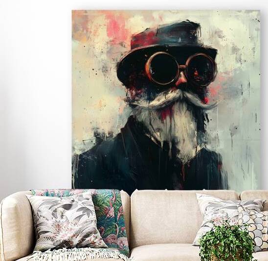Eccentric Abstract Gentleman by Fab Haven