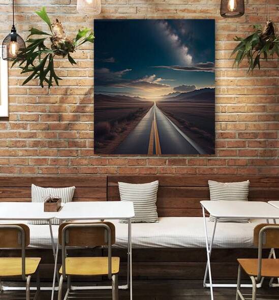 Infinite Road into the Horizon by Fab Haven