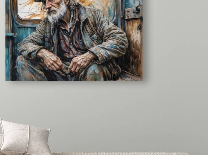 Rustic Portrait of Wisdom and Experience by Fab Haven